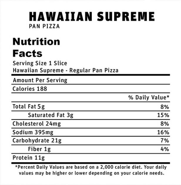 Hawaiian Supreme Pan Pizzas