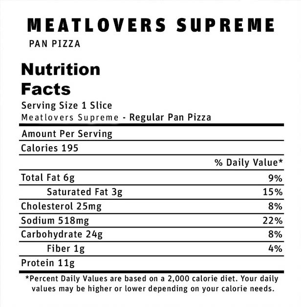 MEAT Lovers Supreme Pan Pizza