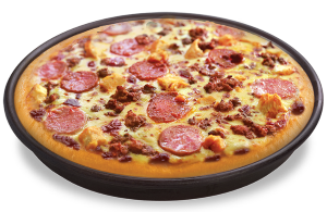 Super supreme chicken pizza hut isi