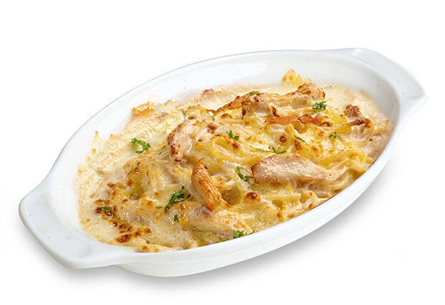 Grilled Chicken Spaghetti Carbonara