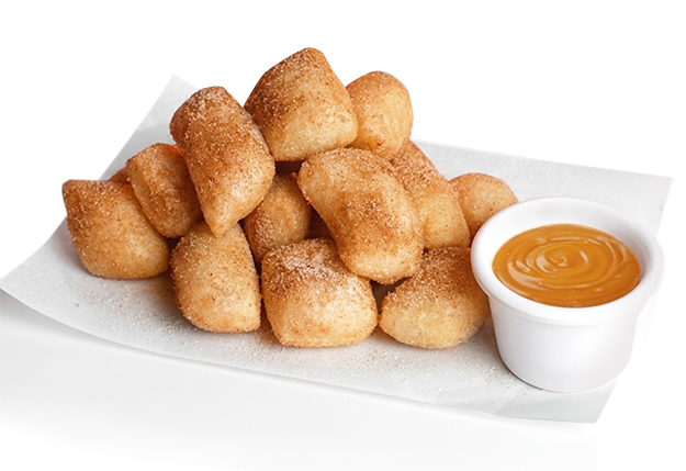 Cinnamon Puffs & Salted Caramel Dip