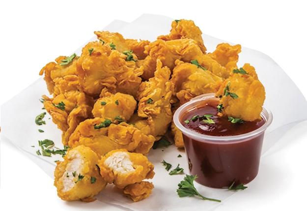 Popcorn Chicken & BBQ Dip