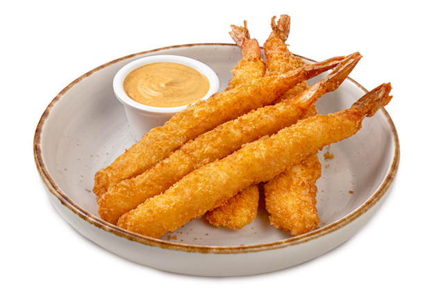 Crispy Prawn & Curry Dip
