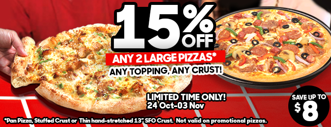 Best Deals for Pizza Online Delivery & Takeaway | Pizza Hut Brunei
