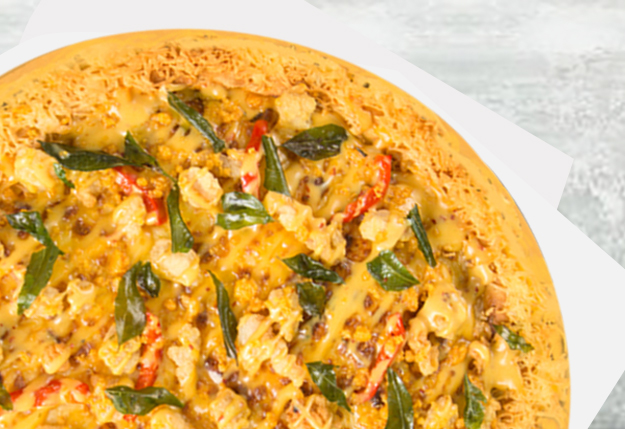 Salted Egg Chicken Pizza